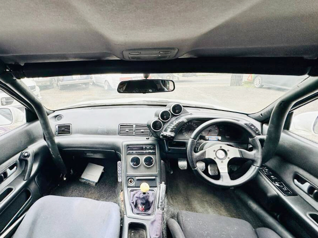 Interior of PANDEM WIDEBODY R32 SKYLINE GT-R V-SPEC II.