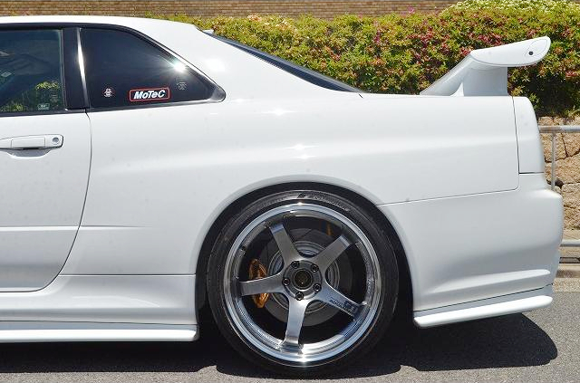 Rear Rim of R34 SKYLINE GT-R.