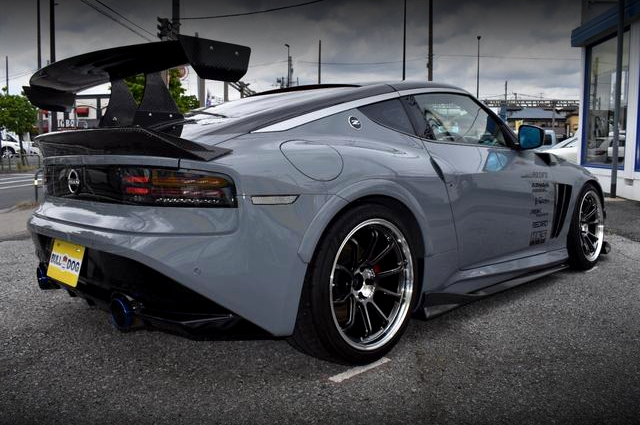 Rear exterior of VARIS ARISING 1 BODY RZ34 FAIRLADY Z.