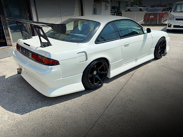 Rear exterior of S14 NISSAN SILVIA.