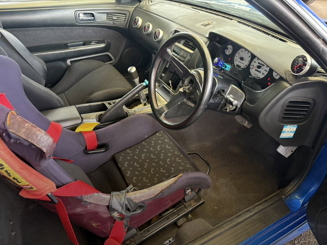 Driver side interior of S14 NISSAN SILVIA.
