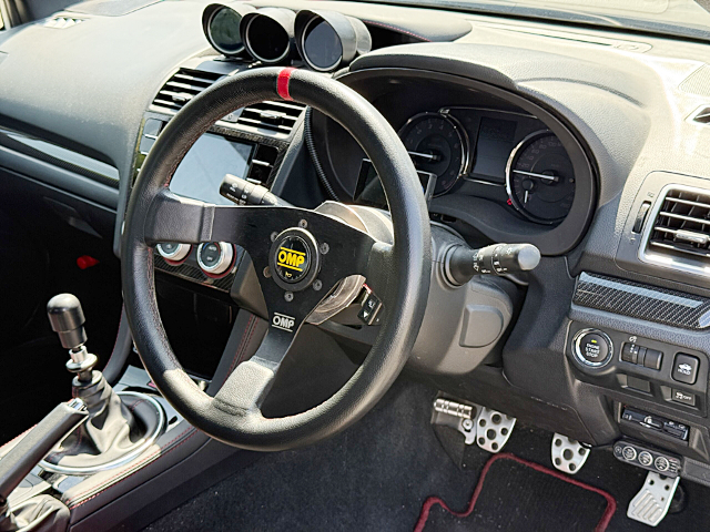 Driver side Dashboard of VAB SUBARU WRX STI TYPE-S.