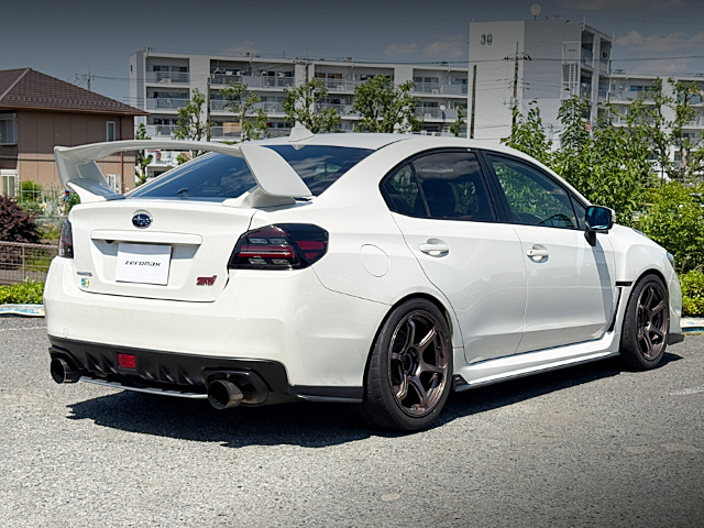 Rear exterior of VAB SUBARU WRX STI TYPE-S.