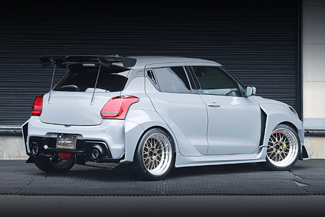 Rear exterior of ZIPTUNE DEMO CAR ZC33S SWIFT SPORT.
