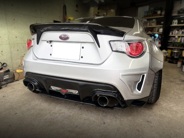 Rear exterior of ROCKET BUNNY WIDEBODY ZC6 SUBARU BRZ.