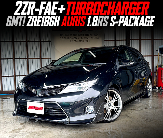 2ZR-FAE+TURBOCHARGER in the ZRE186H AURIS 1.8RS S-PACKAGE of 6MT.