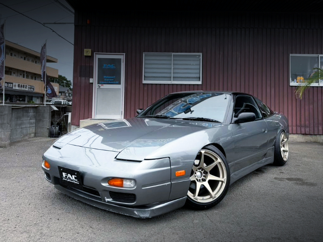 Front exterior of NISSAN 180SX.