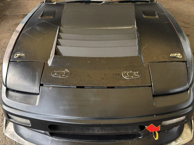 Front hood of Drift Spec RPS13 NISSAN 180SX.