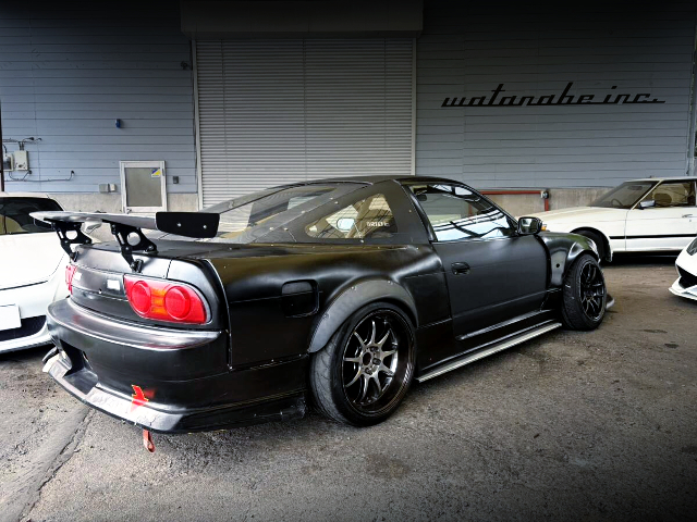 Rear exterior of Drift Spec RPS13 NISSAN 180SX.