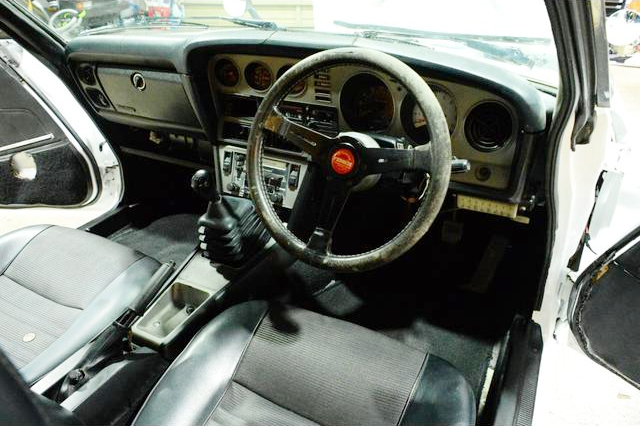 Interior of 1st Gen TOYOTA CELICA LIFTBACK.