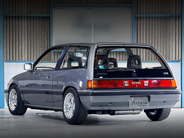 Rear exterior of AH WONDER CIVIC 25R.