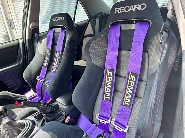 Seats of WIDEBODY ALTEZZA RS200 Z-EDITION.