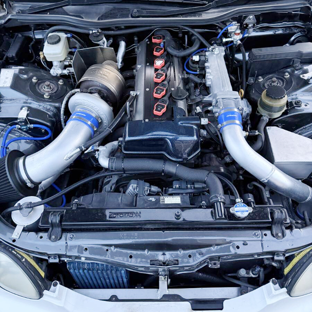 2JZ-GTE+TO4Z SINGLE TURBO.