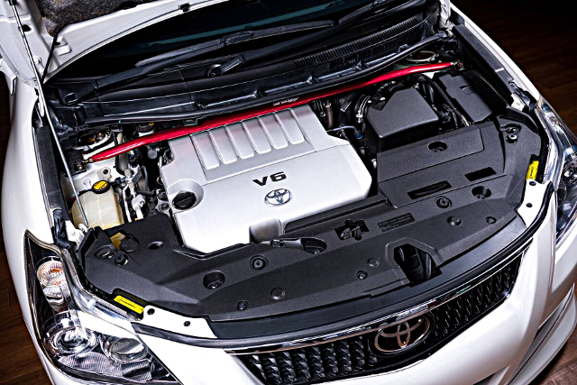 2GR-FE 3500cc V6 engine of BORTIGA DEMO CAR TOYOTA BLADE MASTER-G.