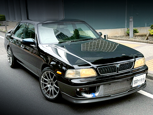 Front exterior of GC34 NISSAN LAUREL.