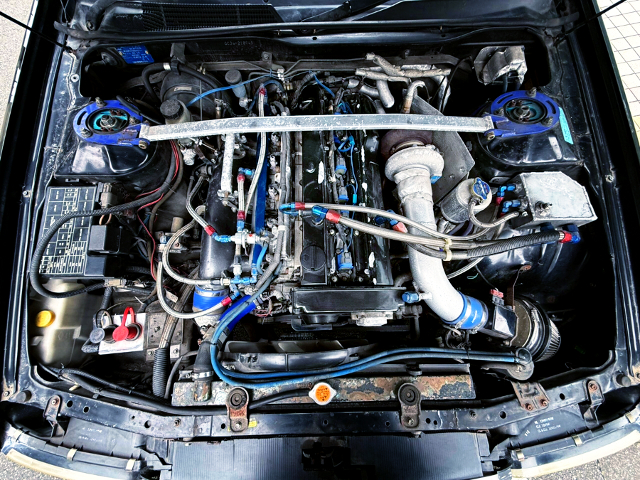 RB25+GREDDY TD06-20G SINGLE TURBO.