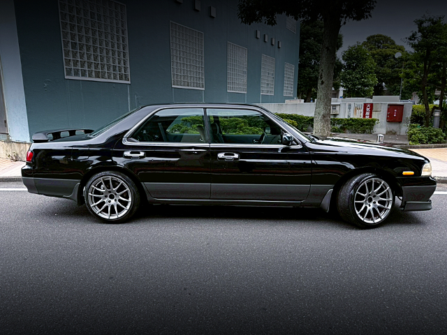 Side exterior of GC34 NISSAN LAUREL.