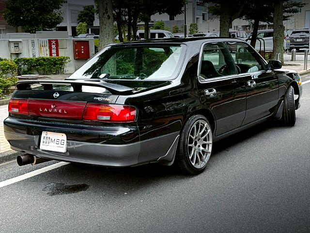 Rear exterior of GC34 NISSAN LAUREL.
