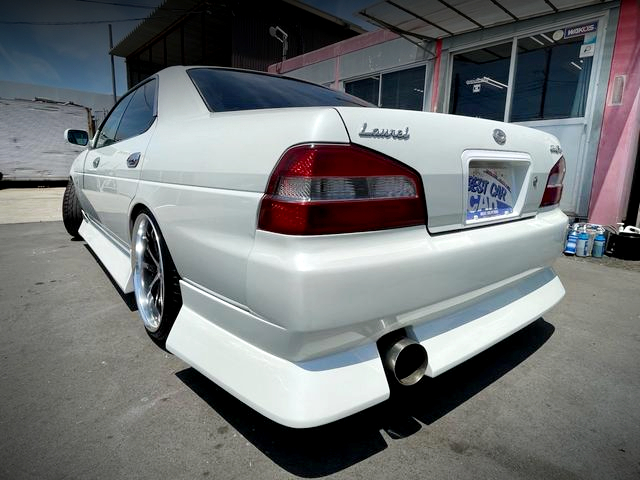 Rear exterior of C35 LAUREL.