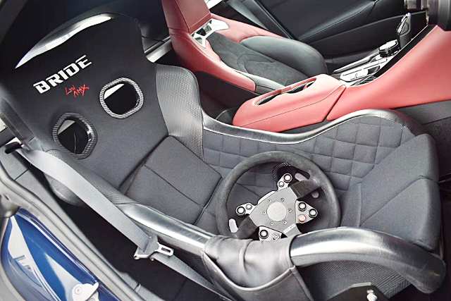 Interior seats of PANDEM WIDEBODY DB42 SUPRA RZ.