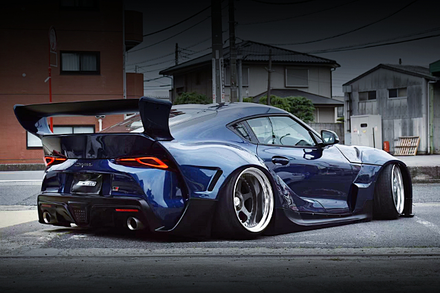 Rear exterior of PANDEM WIDEBODY DB42 SUPRA RZ.