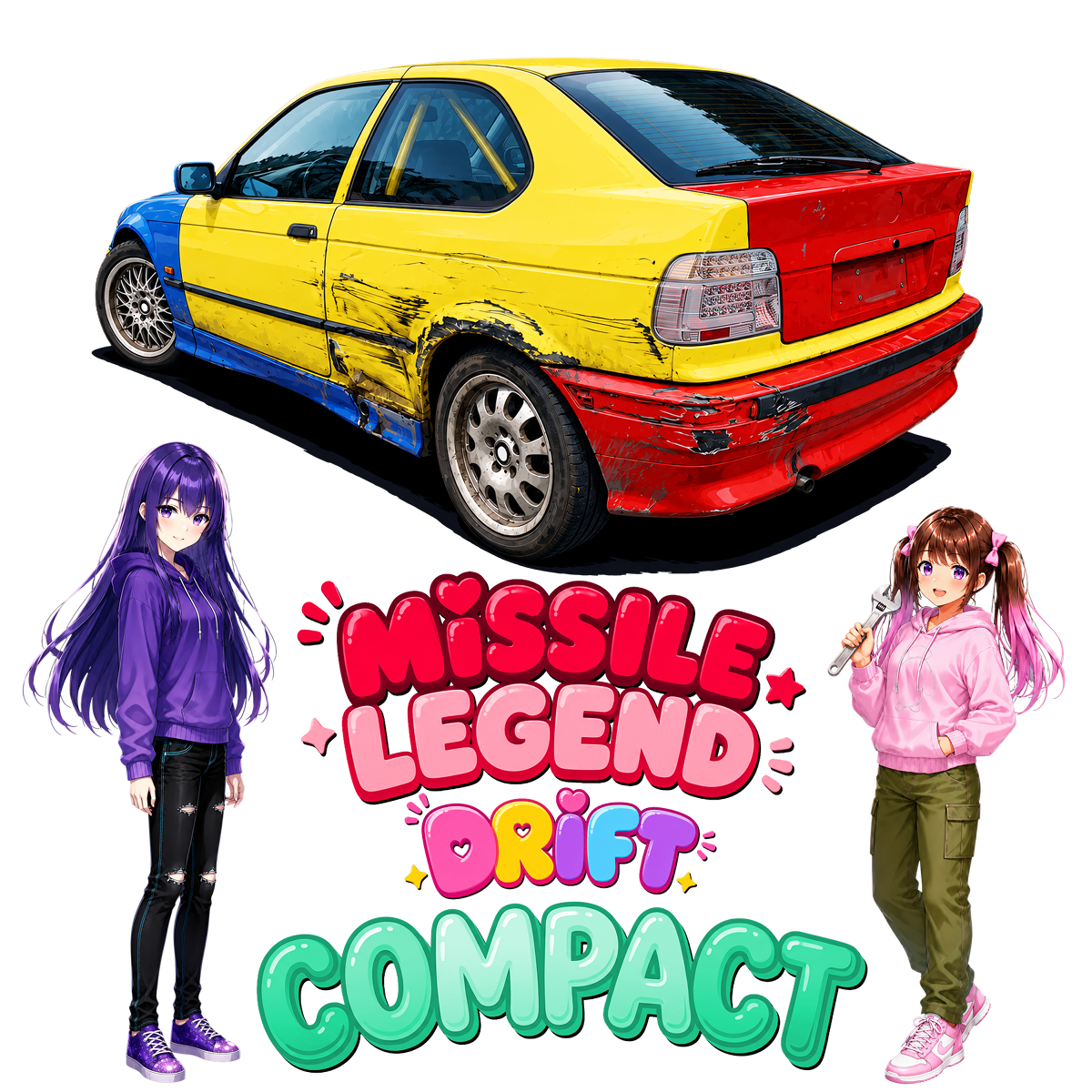 ミサイルレジェンド ドリフトコンパクト&メカニックガールズ