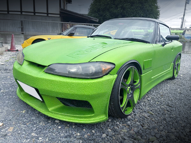 Front exterior of S15 SILVIA style EA11R CAPPUCCINO.