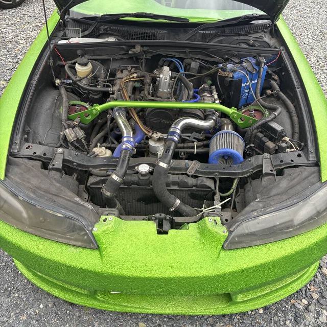F6A Twin cam turbo engine of S15 SILVIA style EA11R CAPPUCCINO.