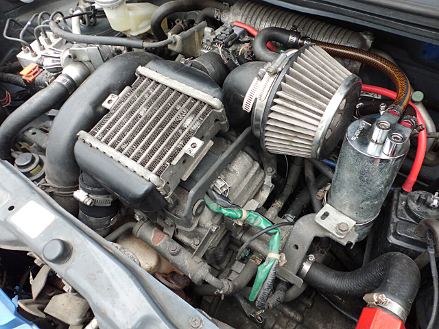 K6A turbo engine installed EC22S SUZUKI TWIN.