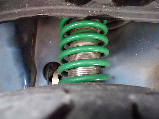Coilover installed EC22S SUZUKI TWIN.