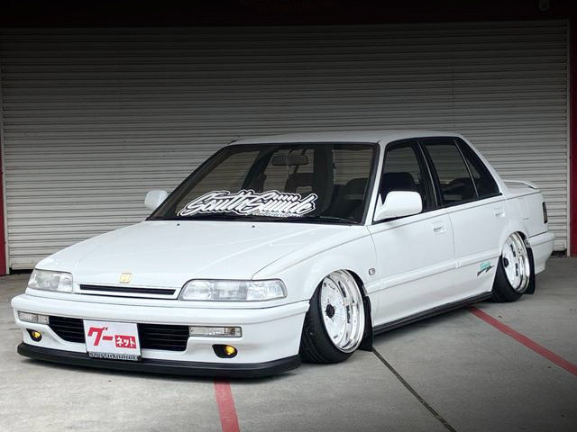 Front exterior of South Siiiiide Auto DEMO CAR EF2 GRAND CIVIC 35XT FORMULA.