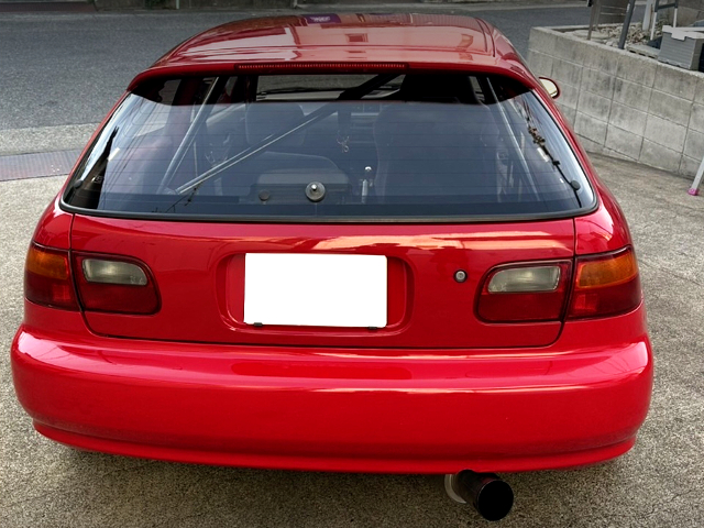 Rear exterior of EG6 CIVIC SiR II.