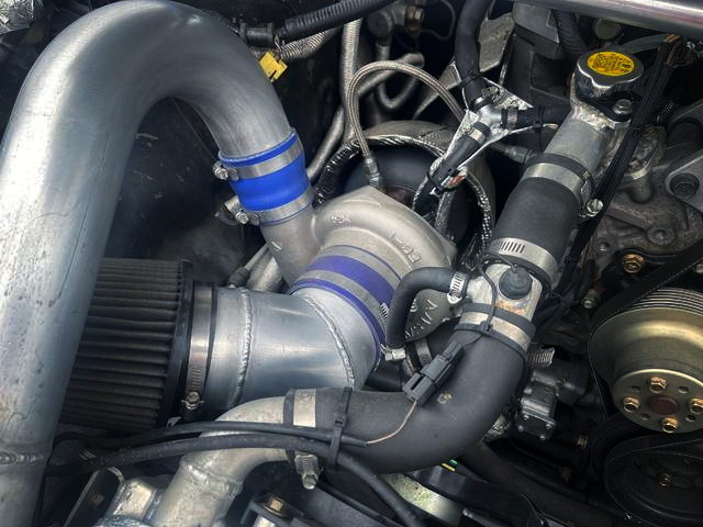 AFTERMARKET SINGLE TURBO on 13B Rotary.