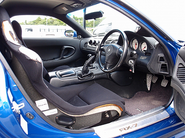 Interior of FD3S RX-7 TYPE-RB.