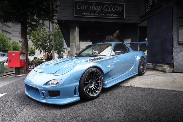 Front exterior of TCP-MAGIC WIDEBODY FD3S RX-7 TYPE-RB S-PACKAGE.