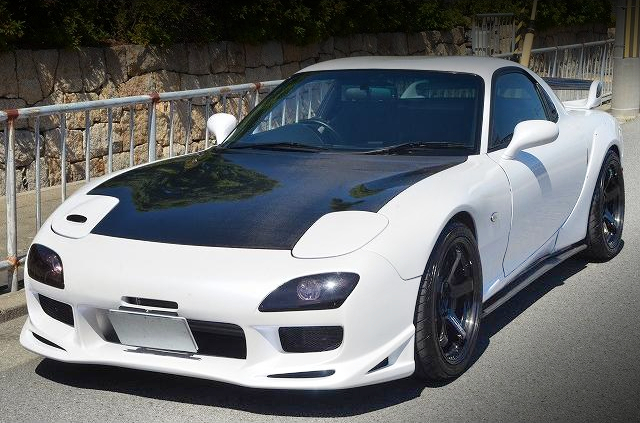 Front exterior of FD3S RX-7 TYPE-RS.