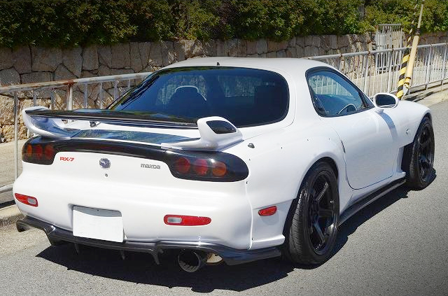 Rear exterior of FD3S RX-7 TYPE-RS.