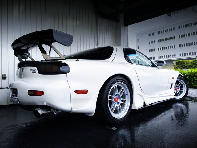 Rear exterior of FD3S RX-7 TYPE-RS.