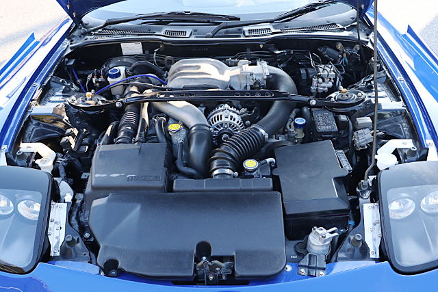 13B-REW rotary engine of RE-AMEMIYA D1 WIDEBODY FD3S MAZDA RX-7 TYPE-R.