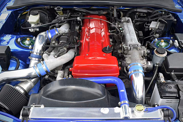 2JZ Twin turbo engine.