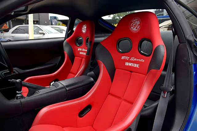 Seats of BN-SPORTS DEMO CAR WIDEBODY JZA80 SUPRA RZ-S.