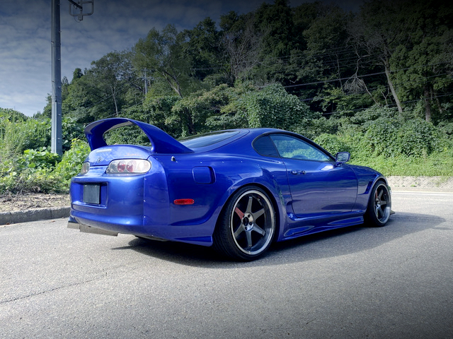 Rear exterior of RIDOX WIDEBODY JZA80 SUPRA RZ-S.