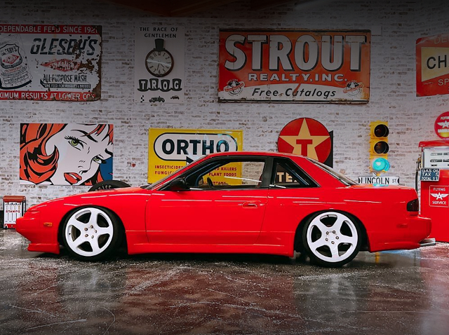 Side exterior of 180SX Faced PS13 SILVIA.