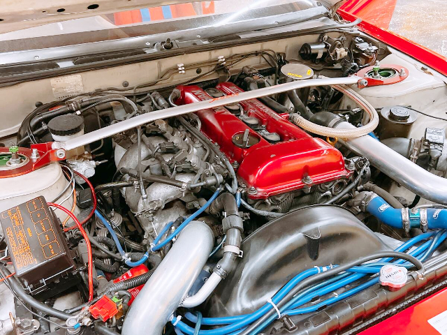 SR20DET turbo engine.