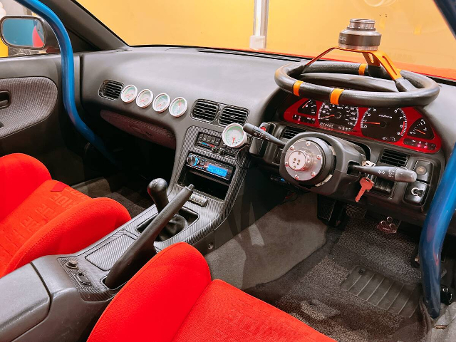Dashboard of 180SX Faced PS13 SILVIA.