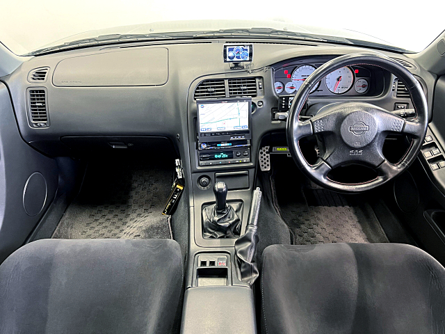 Interior of R33 Skyline 4-door GT-R Autech Version 40th Anniversary.