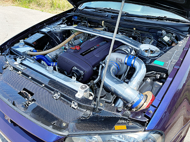 RB26+HKS TO4Z SINGLE TURBO.
