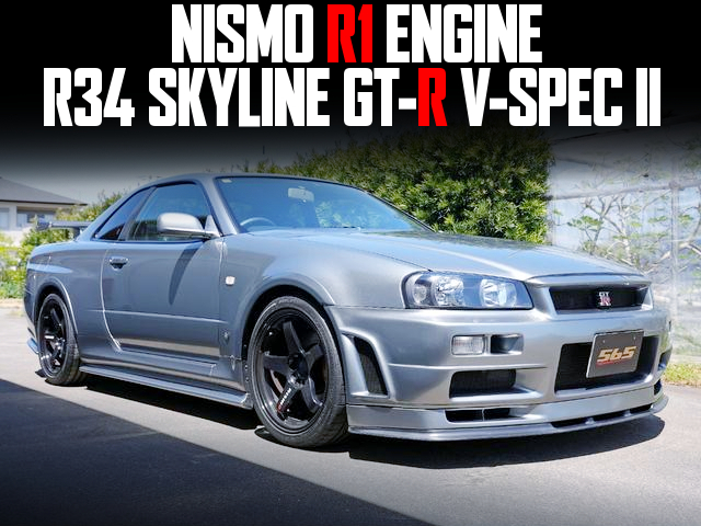 NISMO R1 ENGINE installed R34 SKYLINE GT-R V-SPEC II.