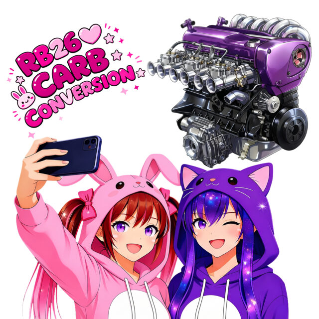 RB26改キャブ!秋葉原自動車 PINK&藍ちゃん(姉)