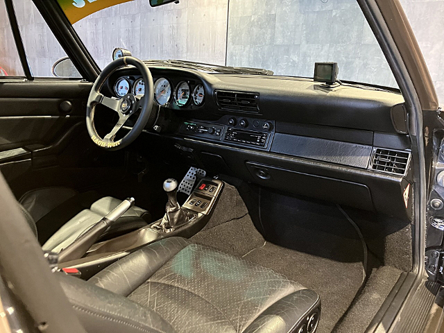 Interior of RWB WIDEBODY PORSCHE 993 CARRERA 4S.